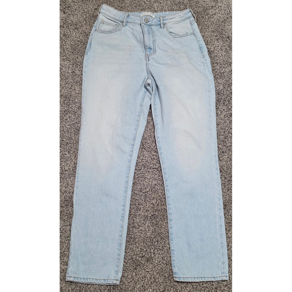PacSun Light Blue Mom Jeans Size 27 High Waisted Cotton Denim Pants EUC